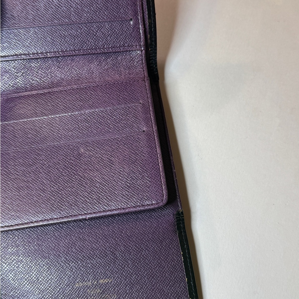 Louis Vuitton Epi Bifold wallet compact 4x4 black and purple - Picture 4 of 11